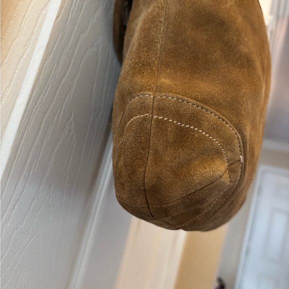 Coach VINTAGE Y2K SoHo D05Q-9482 Tan Suede Hobo Bag w Adjust Leather Strap VGUC - Picture 11 of 15